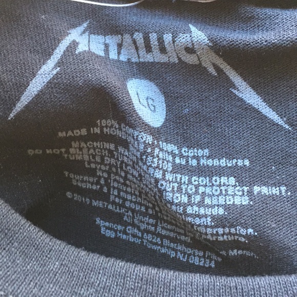 Metallica T-shirt New w tags ! - Picture 3 of 3